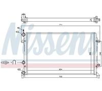 NISSENS 65321 Radiateur du moteur