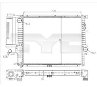 TYC 703-0010-R Radiateur du moteur