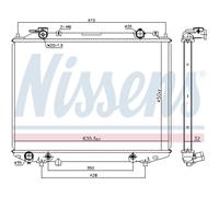 NISSENS 68535 Radiateur du moteur