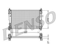 Radiateur D'Eau DENSO Pour ALFA ROMEO Mito LANCIA Delta 3 OPEL Corsa D Et FIAT
