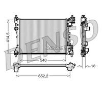 Radiateur d'eau DRM01005 DENSO pour ALFA ROMEO FIAT