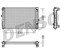 Radiateur d'eau DRM02031 DENSO pour AUDI VW SKODA