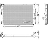 Radiateur d'eau DRM05006 DENSO pour BMW X3 X4