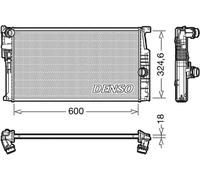 Radiateur d'eau DRM05017 DENSO pour BMW 1 3 4 Coupé 3 Touring 2 Coupé i3