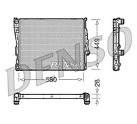 Radiateur d'eau DRM05069 DENSO pour BMW 3 Décapotable 3 3 Coupé 3 Touring