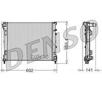 Radiateur d'eau DRM09160 DENSO pour FIAT FORD
