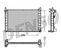Radiateur d'eau DRM10045 DENSO pour FORD MAZDA