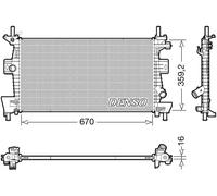 Radiateur d'eau DRM10114 DENSO pour FORD C-MAX II GRAND C-MAX FOCUS III