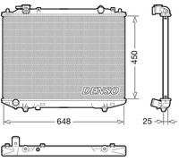Radiateur d'eau DRM10117 DENSO pour FORD RANGER