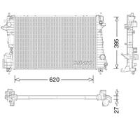 DENSO DRM15009 Radiateur du moteur