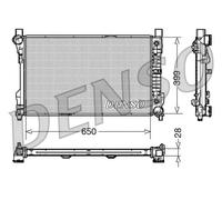 Radiateur d'eau DRM17079 DENSO pour MERCEDES-BENZ CLASSE C T-Model CLASSE C CLK