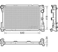 Radiateur, refroidissement du moteur DENSO DRM17115