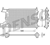 Radiateur d'eau DRM20094 DENSO pour CHEVROLET OPEL