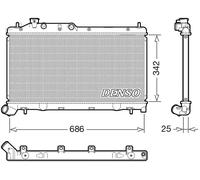 DENSO DRM36026 Radiateur du moteur