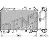 Radiateur d'eau DRM40010 DENSO pour HONDA CR-V I