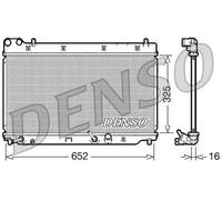 Radiateur d'eau DRM40014 DENSO pour HONDA JAZZ II