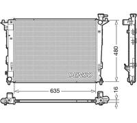 Radiateur d'eau DRM41006 DENSO pour KIA HYUNDAI