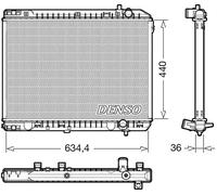 Radiateur d'eau DRM43008 DENSO pour KIA CARNIVAL / GRAND CARNIVAL III