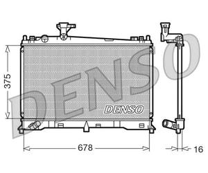 Radiateur d'eau DRM44010 DENSO pour MAZDA 6 Hatchback 6 A trois volumes