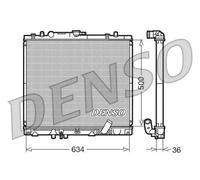 Radiateur d'eau DRM45020 DENSO pour MITSUBISHI PAJERO SPORT I L200