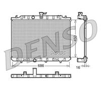 Radiateur d'eau DRM46006 DENSO pour NISSAN X-TRAIL II