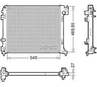 Radiateur, refroidissement du moteur DENSO DRM46065
