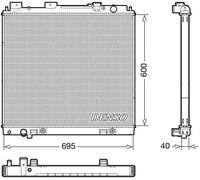 DENSO DRM46068 Radiateur du moteur