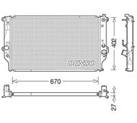 DENSO DRM50092 Radiateur du moteur