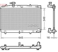 Radiateur d'eau DRM50155 DENSO