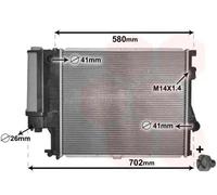 VAN WEZEL - Radiateur refroidissement moteur 06002186 - Réf. 06002186