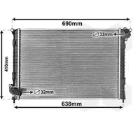 VAN WEZEL 06002314 Radiateur du moteur