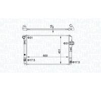 MAGNETI MARELLI 350213208300 Radiateur du moteur