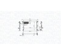 MAGNETI MARELLI 350213217900 Radiateur du moteur