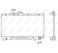 NRF 516712 Radiateur du moteur