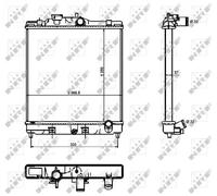 NRF 526356 Radiateur du moteur