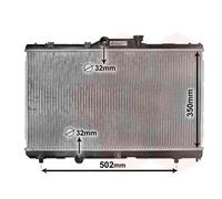 Radiateur d'eau Grille de radiateur soudée 53002147 VAN WEZEL pour TOYOTA
