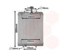 VAN WEZEL 53002360 Radiateur du moteur
