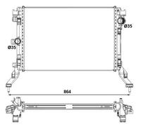 NRF 53026 Radiateur du moteur