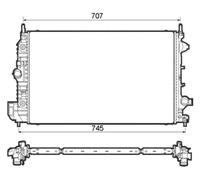 NRF 53132 Radiateur du moteur