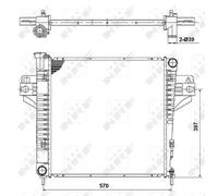 NRF 53182 Radiateur du moteur