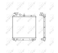 NRF 53257 Radiateur du moteur