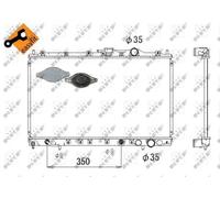 Radiateur d'eau Grille de radiateur soudée 53304 NRF pour MITSUBISHI SPACE WAGON