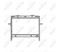NRF 53370 Radiateur du moteur