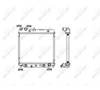 Radiateur, refroidissement moteur NRF 53408