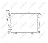 Radiateur d'eau Grille de radiateur soudée 53496 NRF pour HYUNDAI KIA