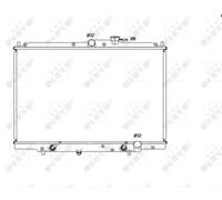 NRF 53515 Radiateur du moteur