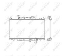 NRF 53573 Radiateur du moteur