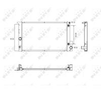 NRF 53766 Radiateur du moteur