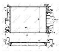 NRF 53873 Radiateur du moteur