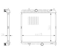 NRF 550021 Radiateur du moteur